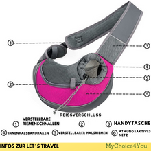 Lade das Bild in den Galerie-Viewer, Let’sTravel - Umhängetasche für Hunde und Katzen