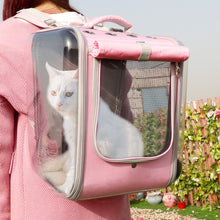 Lade das Bild in den Galerie-Viewer, Together - Hunde, Katzen Rucksack mit Fenster, für kleine bis mittelgroße Familienmitglieder