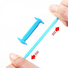 Lade das Bild in den Galerie-Viewer, BeCool - Kurze farbige Schnürsenkel aus Silikon(16er-Pack)