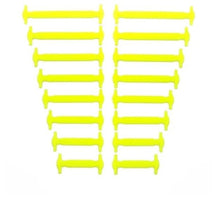 Lade das Bild in den Galerie-Viewer, BeCool - Kurze farbige Schnürsenkel aus Silikon(16er-Pack)