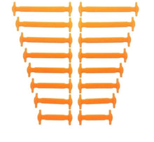 Lade das Bild in den Galerie-Viewer, BeCool - Kurze farbige Schnürsenkel aus Silikon(16er-Pack)