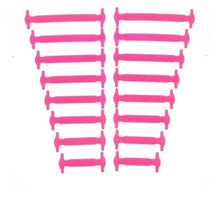 Lade das Bild in den Galerie-Viewer, BeCool - Kurze farbige Schnürsenkel aus Silikon(16er-Pack)