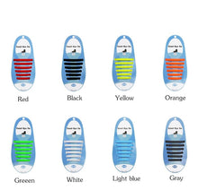 Lade das Bild in den Galerie-Viewer, BeCool - Kurze farbige Schnürsenkel aus Silikon(16er-Pack)