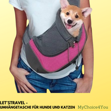 Lade das Bild in den Galerie-Viewer, Let’sTravel - Umhängetasche für Hunde und Katzen