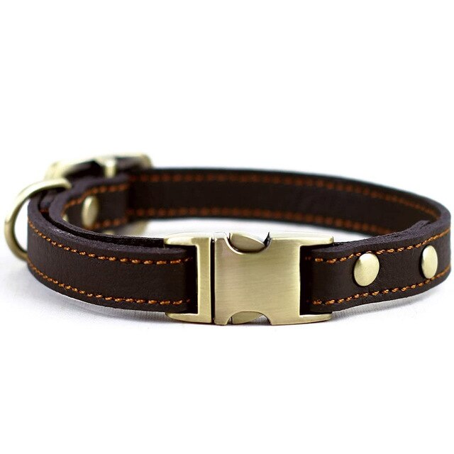 Eleganza - Hundehalsband aus echtem Leder